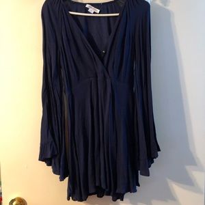 Bell Sleeved Mini Dress